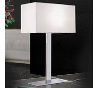 ORION Grigor table lamp with a white linen lampshade