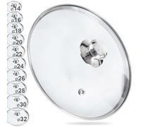 orion group Glass Lid Pan Lid with Stainless Steel Rim 32 cm