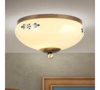 ORION Landhaus ceiling lamp patina cream blue Ø 21cm