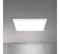 ORION LED ceiling lamp Disc, white, length 60 cm, CCT, metal