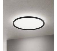 ORION LED ceiling lamp Kant, Ø 60 cm black, CCT metal/plastic