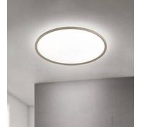 ORION LED ceiling lamp Kant, Ø 80 cm, khaki, CCT, metal/plastic