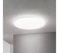 ORION LED ceiling lamp Kant, Ø 80 cm, white, CCT, metal/plastic