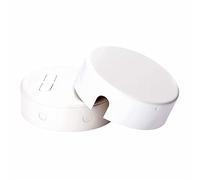 ORION LIGHTSTYLE Junction box canopy, ceiling box, rosette, junction box, shiny cover white