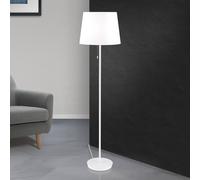 ORION Ludwig textile floor lamp, white