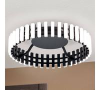 ORION Mansion LED ceiling light, black and white Ø 43 cm