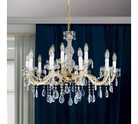 ORION Marie Claire crystal glass chandelier with 15 lights
