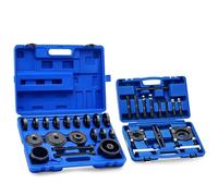 Orion Motor Tech 38pc 2-in-1 Bearing Press Kit, Front Wheel Bearing Removal Kit with Sliding Screws Sleeves, 5 T Wheel Bearing Separator Puller Set with 2" & 3" Jaws, Bearing Puller Tool Set, Blue