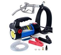 ORION MOTOR TECH Diesel Transfer Pump, 12V Fuel Transfer Kit with Nozzle & Hoses, 12 gpm Portable Electric Fuel Pump for Oil Change, Automotive Marine Self Priming Oil Extractor Suction Pump