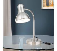 ORION Nemo desk lamp, flexible, matt nickel