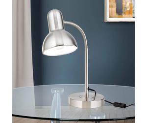 ORION Nemo desk lamp, flexible, matt nickel