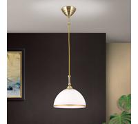ORION Old Lamp pendant light, fabric cable, one-bulb