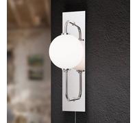 ORION Pipes LED wall light in glossy nickel