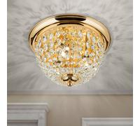 ORION Plafond ceiling light, gold/transparent, Ø 35 cm