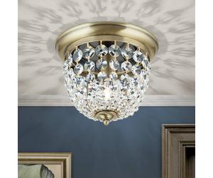 ORION Plafond ceiling light, patina/transparent, Ø 26 cm