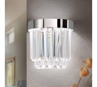 ORION Prism LED wall light with up and downlight, chrome