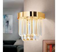 ORION Prism LED wall light with up and downlight, gold