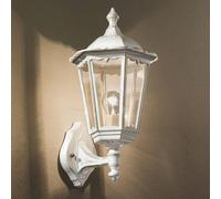 ORION Puchberg outdoor wall light in white and gold