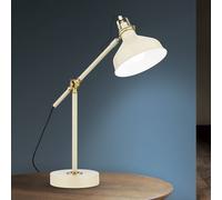 ORION Schiller table lamp, khaki, metal, 59 cm high, adjustable