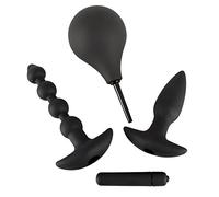 You2Toys Sex Kit Orion Black Velvet 4-Piece Anal Vibrator Set