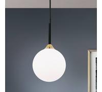 ORION Snowwhite hanging light, one-bulb, black