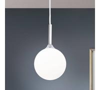ORION Snowwhite hanging light, one-bulb, nickel