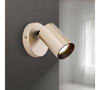 ORION Spotlight Sean, gold-coloured, metal, swivel, GU10