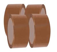 Orion Stationery Brown Packaging Tape, Heavy-Duty Parcel Tape for Packing, All Purpose Strong Adhesive Tape, Great For Packing, Shipping and Moving - 4 Rolls Tape (48mm X 25M)