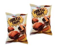 ORION Turtle Chips Choco Churros Chocolate Flavour Fried Pastries - Multi-Pack Options 80g (Pack of 2)