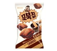 Orion Turtle Chips Crunchy Crispy Choco Churros Flavour Korean Snacks 160g (Pack of 4)