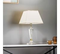 ORION Veronique table lamp, narrow base, cream/gold