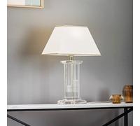 ORION Veronique table lamp, wide base, cream/gold