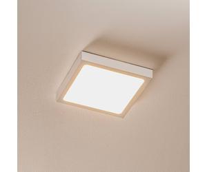 ORION Vika LED wall light, square, white, 18 x 18 cm
