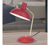 ORION Vintage look - Fedra table lamp red