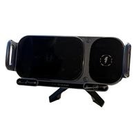 Orion™ Wireless Car Phone Holder, 15W Dual Coil Electric Induction Charging, Automatic Clamping, One-Key Rotation, Grey