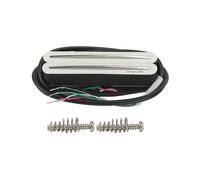 OriPure Hot Rail Pickups Alnico5 Single-Coil-Sized Humbucker 10-11K Fit ST SQ Electric Guitar, White