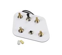 OriPure Prewired 2T2V Wiring Harness Kit with Coil Splitting Function & 3-Way Toggle Switch 500K pots for Gibson SG Guitar