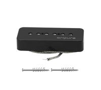 OriPure Semi-Handcrafted Alnico 5 Soap Bar Pickups P90 Electric Guitar Bridge Pickup 9.5K,Black