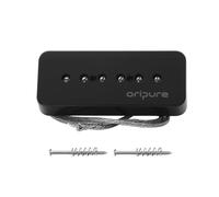 OriPure Semi-Handcrafted Alnico 5 Soap Bar Pickups P90 Electric Guitar Neck Pickup 8.1K,Black