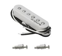 OriPure Vintage Flat-Pole Strat Pickups Alnico 5 Single Coil Pickup White Neck Pickups TFF566