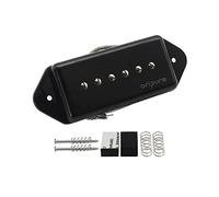 OriPure Vintage P90 Pickup 11.5K Dog Ear Soapbar Pickup Alnico 5 Single Coil Bridge Pickup, Black