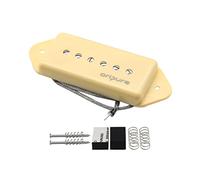 OriPure Vintage P90 Pickup 9.5K Dog Ear Soapbar Pickup Alnico 5 Single Coil Bridge Pickup, Cream