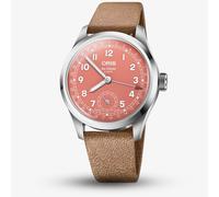 Oris Big Crown Pointer Date Red Dial Leather Strap Watch 01 403 7799 4068-07 6 20 11FC