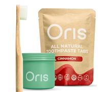 Oris Health ORIS Starter Pack - 1 Month Natural Toothpaste Tablets | Fluorine Free, Suitable for Travel, Suitable for Kids, with Nanohydroxyapa that Strengthens Paint (Pack of 62)