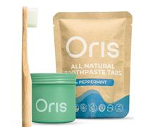 Oris Health ORIS Starter Pack - 1 Month Natural Toothpaste Tablets | Fluorine Free, Suitable for Travel, Suitable for Kids, with Nanohydroxyapa that Strengthens Paint (Pack of 62)
