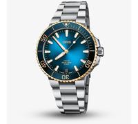 Oris Mens Aquis Date Calibre 400 Blue Dial Watch 01 400 7769 6355-07 8 22 09PEB