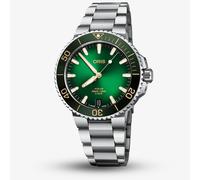Oris Mens Aquis Date Calibre 400 Green Dial Watch 01 400 7769 4127-07 8 22 09PEB