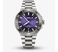 Oris Mens Aquis Taste Of Summer Purple Dial Watch 01 733 7789 4158-07 8 23 04PEB