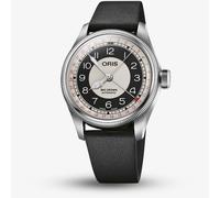 Oris Mens Big Crown 'Bullseye' Pointer Date Black Leather Strap Watch 01 754 7779 4061-07 5 19 25