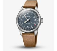 Oris Mens Big Crown Pointer Date Blue Dial Brown Leather Strap Watch 01 754 7785 4065-07 6 20 10